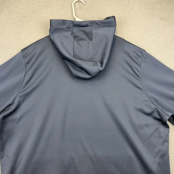 Under Armour Hoodie Mens 3XL Gray Fleece Pullover Sweatshirt Loose Fit Logo - Picture 7 of 13
